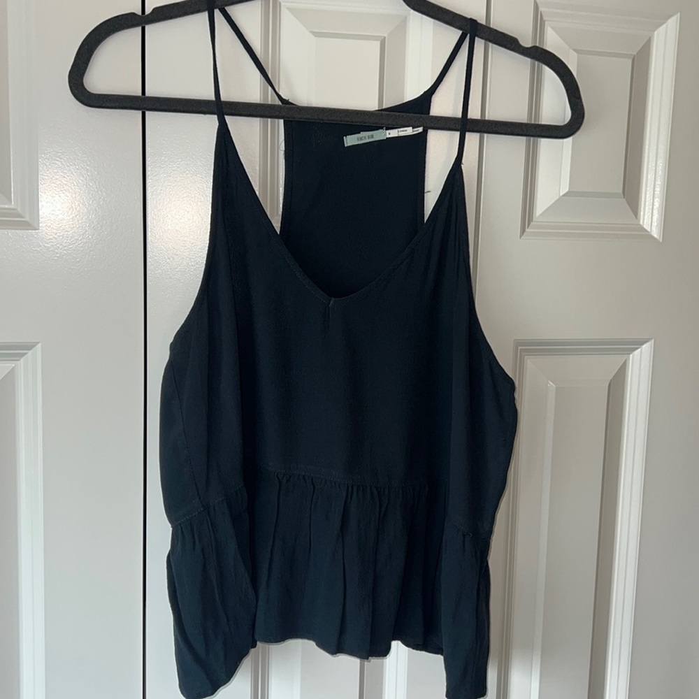 Cute, flowy navy blue tank top